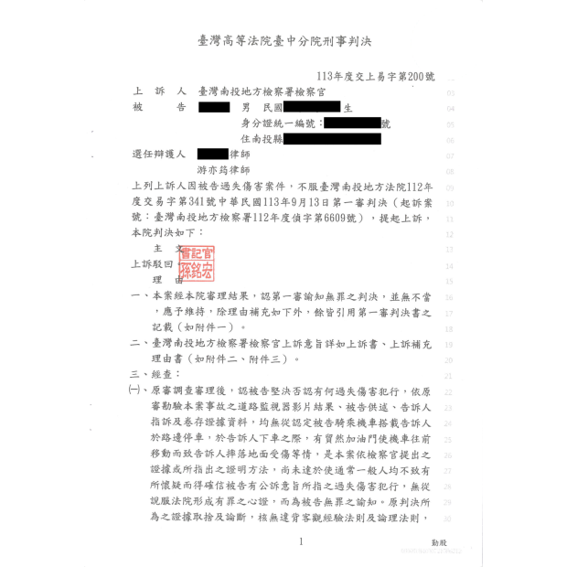 成功駁回過失傷害指控 爭取無罪判決.png